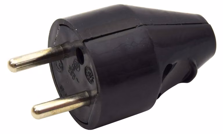 Gefom 200021, spina per prese di corrente, colore nero