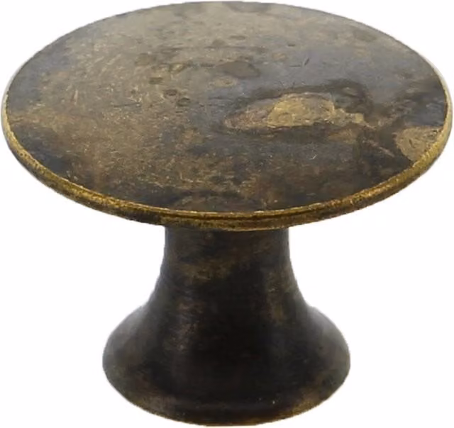 Set di 50 pomoli in ottone Metalstyle color bronzo opaco, diametro: 25 mm