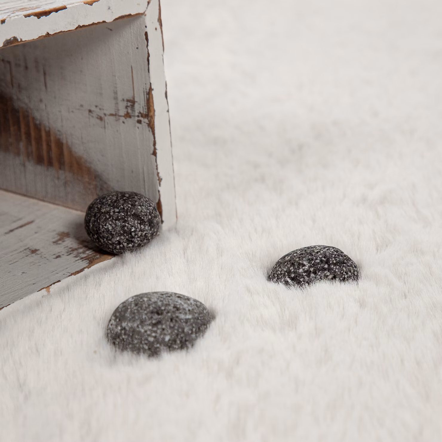 Tappeto rotondo in ecopelliccia Fluffy di tappeto.it, colore beige e bianco, Diametro: 160 cm – 2