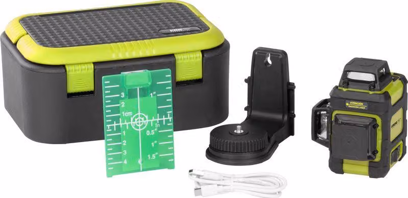 Laser Strend Pro Industrial MN03CG, 3x3D, verde, ergonomico portatile