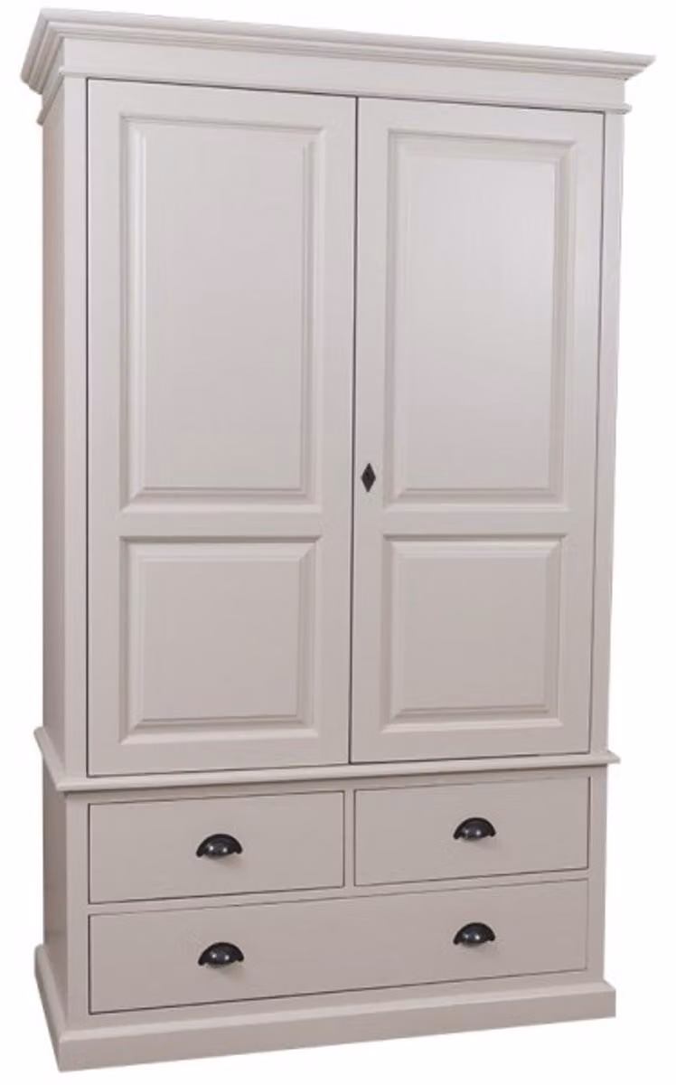 Casa Padrino armadio in stile country - armadio shabby H 197 cm L 120 cm P 59 cm