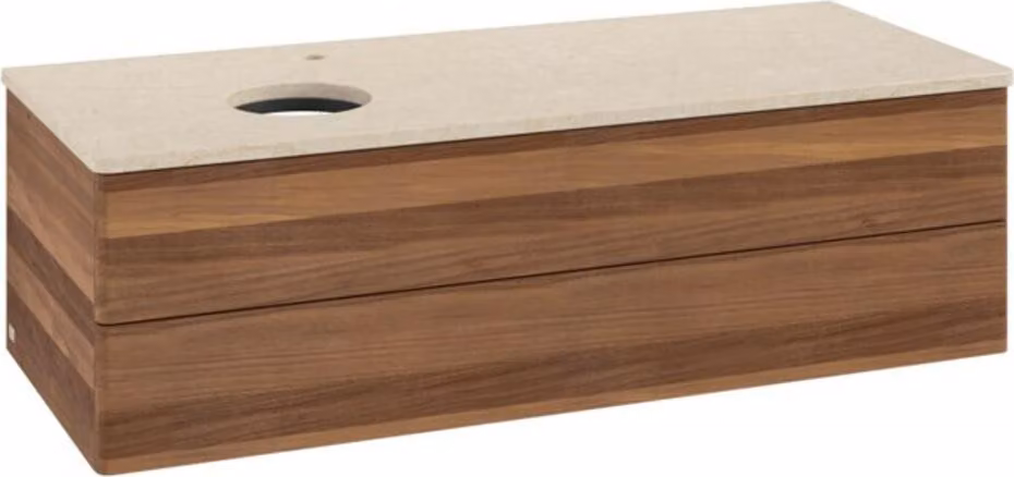 Mobiletto V&B senza struttura frontale, con illuminazione Antao 120x36x50cm, HL, WBP botti