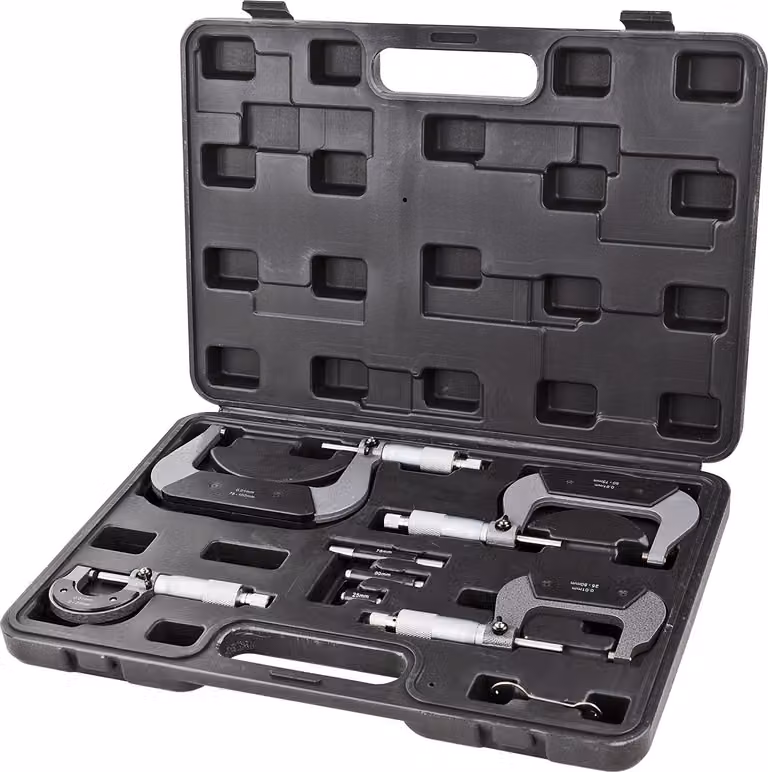 Set di micrometri di precisione 4 pezzi