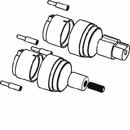 Set di prolunghe Hansa 20 mm, per miscelatore monocomando Hansamatrix