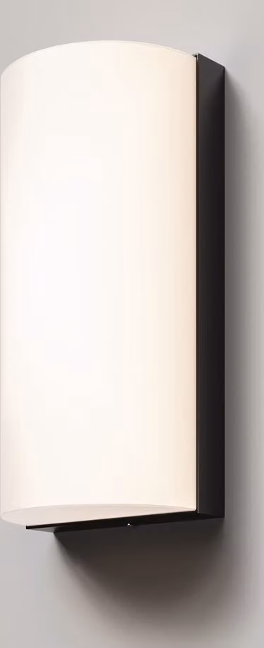 Applique da esterno IP54 10W LED bianco caldo Maytoni Badd alluminio antracite