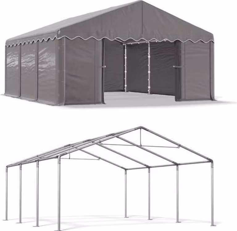 Tenda per riviste estive 3x6 Grigio SUMMER MPE