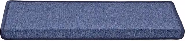 Set di 30 tappetini per scale antiscivolo e fonoassorbenti vidaXL, colore blu, L: 65 cm, P: 21 cm, H: 3,5 cm – 1