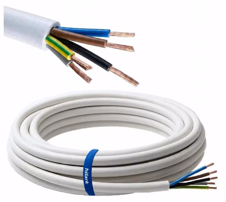 Cavo H05VV-F, sezione 5x4mm², lunghezza 50 metri