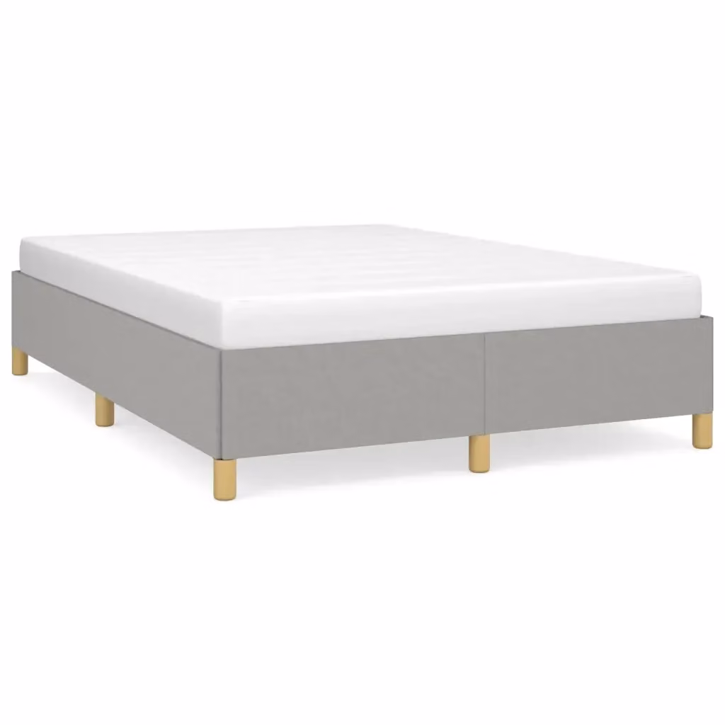 Giroletto vidaXL in tessuto grigio senza materasso L/P/H: 140 x 200 x 35 cm – 2