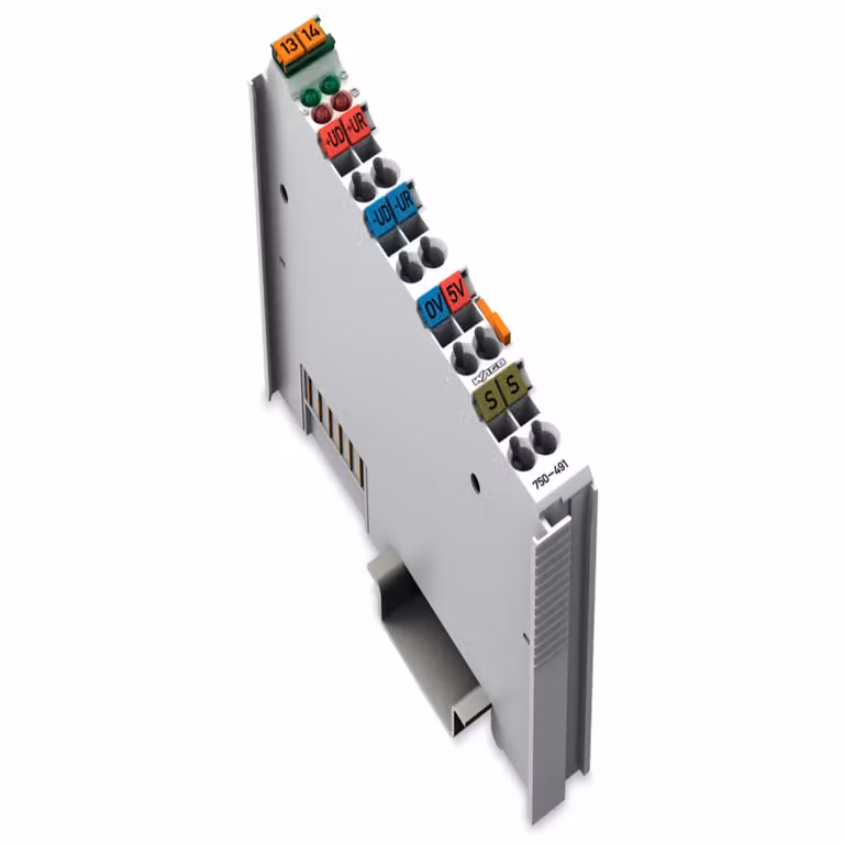 Wago 750-491, 1 canale, 0,5 kV, ingresso, 16 bit, 500 ms, 12 x 100 x 69,8 mm