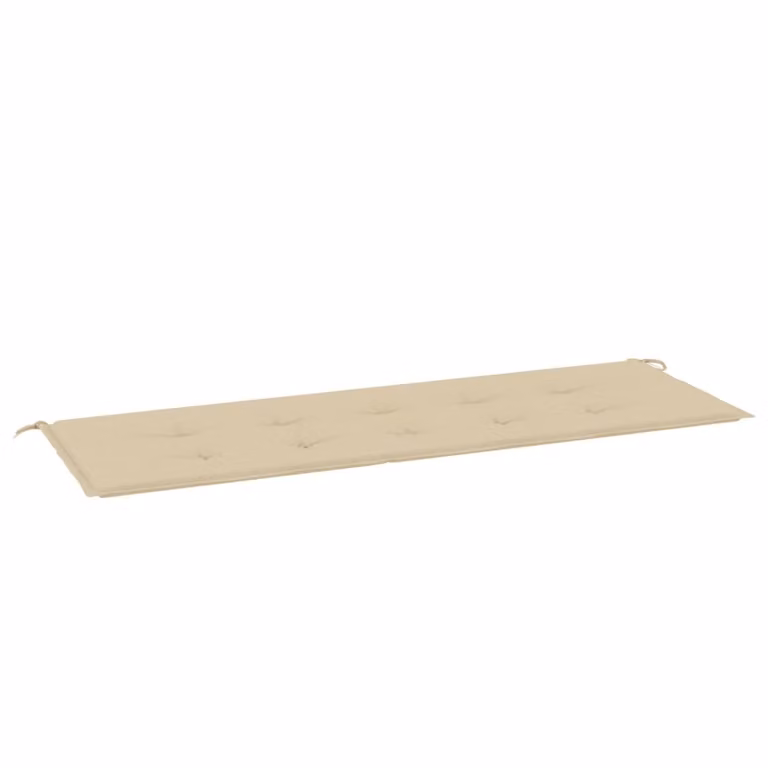 Cuscino per Panca Beige 150x50x2 cm in Tessuto Oxford