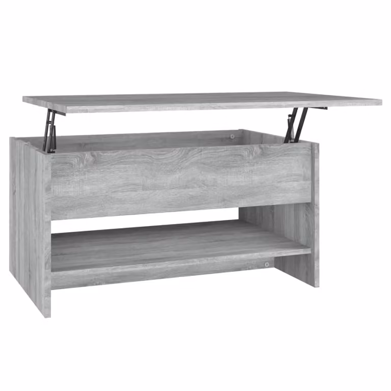 Tavolino da Salotto Grigio Sonoma 80x50x40 cm Legno Multistrato