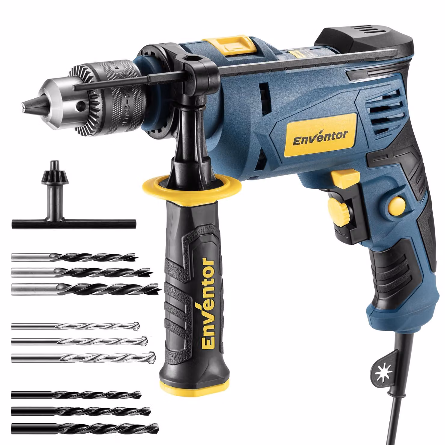 Trapano avvitatore a percussione da 750 W - Trapano a martello elettrico - Mandrino da 10 mm
