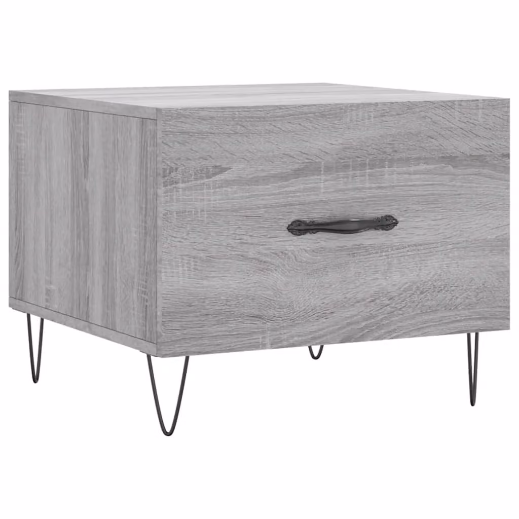 Tavolino da Salotto Grigio Sonoma 50x50x40 cm Legno Multistrato