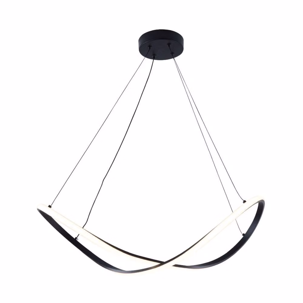 Lampada a sospensione LED ERDA bianco e nero 45W 3825lm in alluminio, dimensioni: 150x70,5x30 cm, IP20, Zuma Line