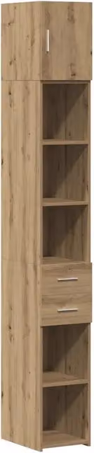 Armadio artigianale in legno 2 pezzi Design In Rovere marrone L: 30 cm, P: 42,5 cm, H: 225 cm CFW2421027