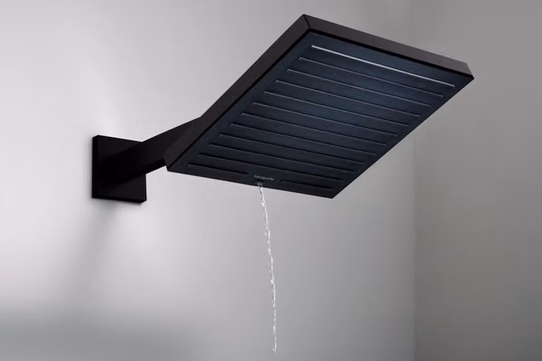Braccio doccia hansgrohe E 390 mm nero opaco, 1 pz.