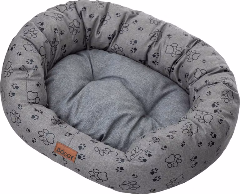 Lettino per cani con materasso impermeabile "Amazing" - Lettino ortopedico ovale per animali da compagnia per interni ed esterni - 95x75 cm