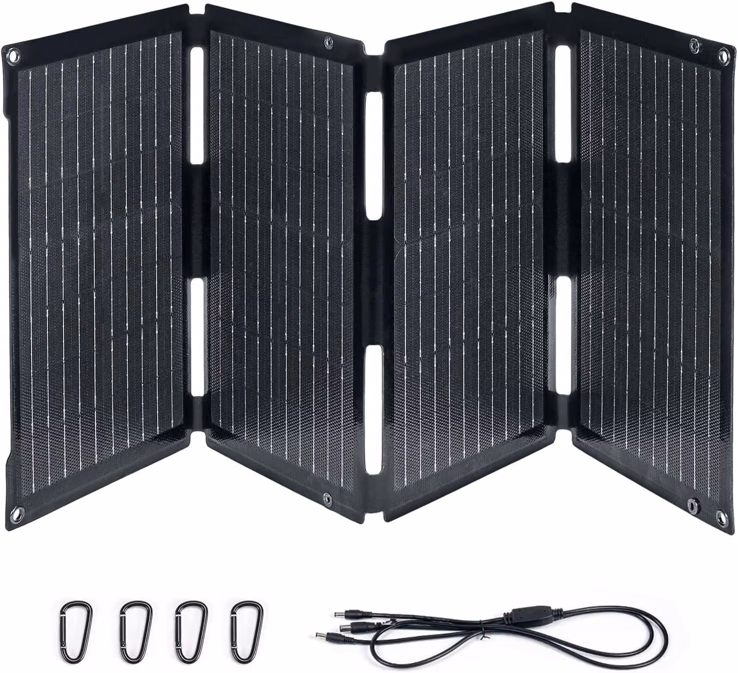 Pannello solare da 100W - Pannello solare flessibile - Pannello solare pieghevole - Pannello solare portatile - Rivestimento in fibra di vetro