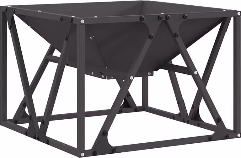 Focolare Nero 50 x 50 x 35 cm Acciaio