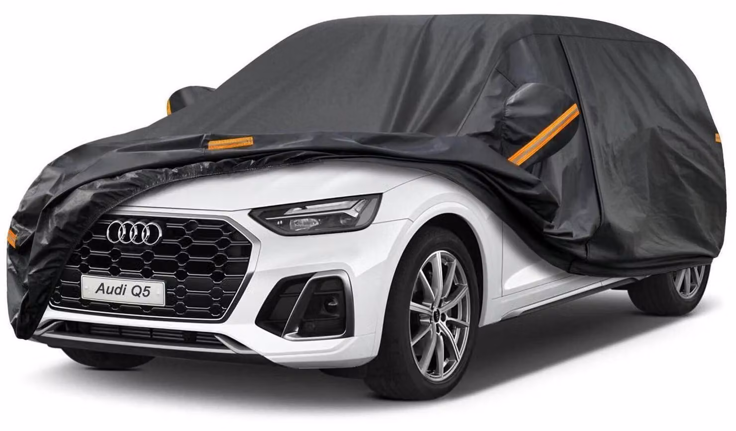 Copertura per auto impermeabile e traspirante, compatibile con Audi Q5 (2008-2025), colore nero