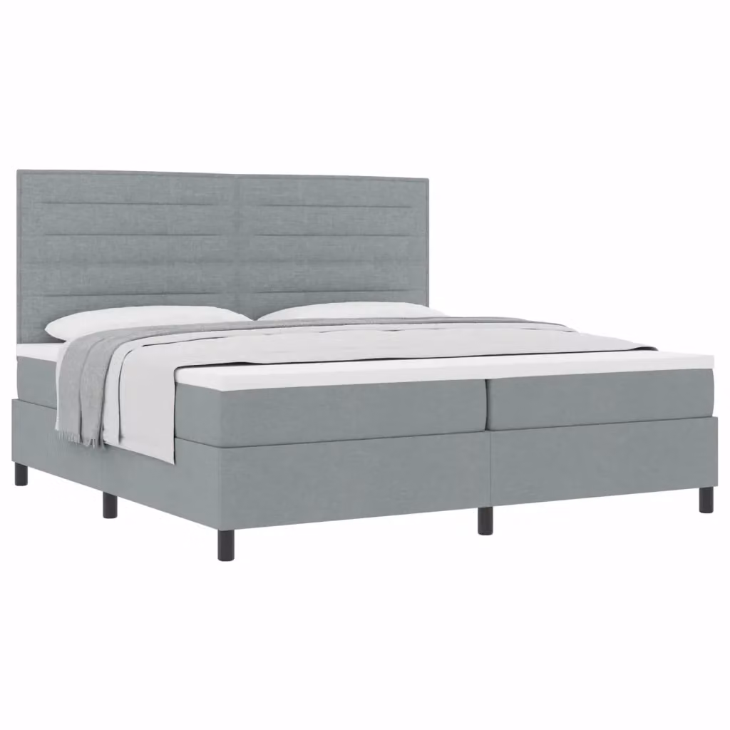 Letto con materasso a molle a tasche vidaXL Grigio L: 200 cm, P: 200 cm, H: 280 cm – 2