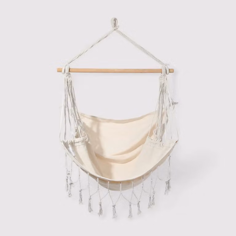 Edera - Poltrona sospesa in stile boho per esterno o interno