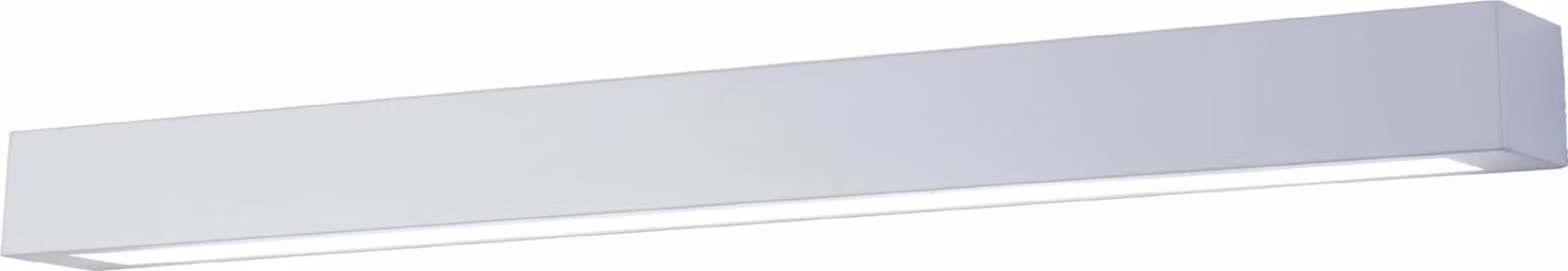 Lampada da soffitto a LED Ibros 36W 3000K 2880lm, metallo bianco, dimensioni: 8x120x5,5 cm, IP44, Light Prestige