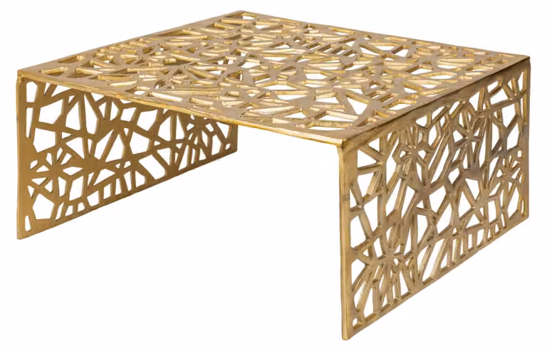 Tavolino da salotto 60 cm, design dorato, moderno, per soggiorno. ACQUISTA ORA