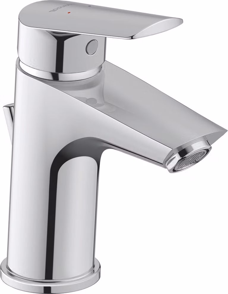 Duravit No.1 Mitigeur monocommandé pour lavabo, avec garniture découlement, chrome brillant, N11010001010, N11010001010