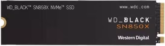 SSD Western Digital Black SN850X NVMe M.2 da 2 TB con Heatsink WDS200T2XHE