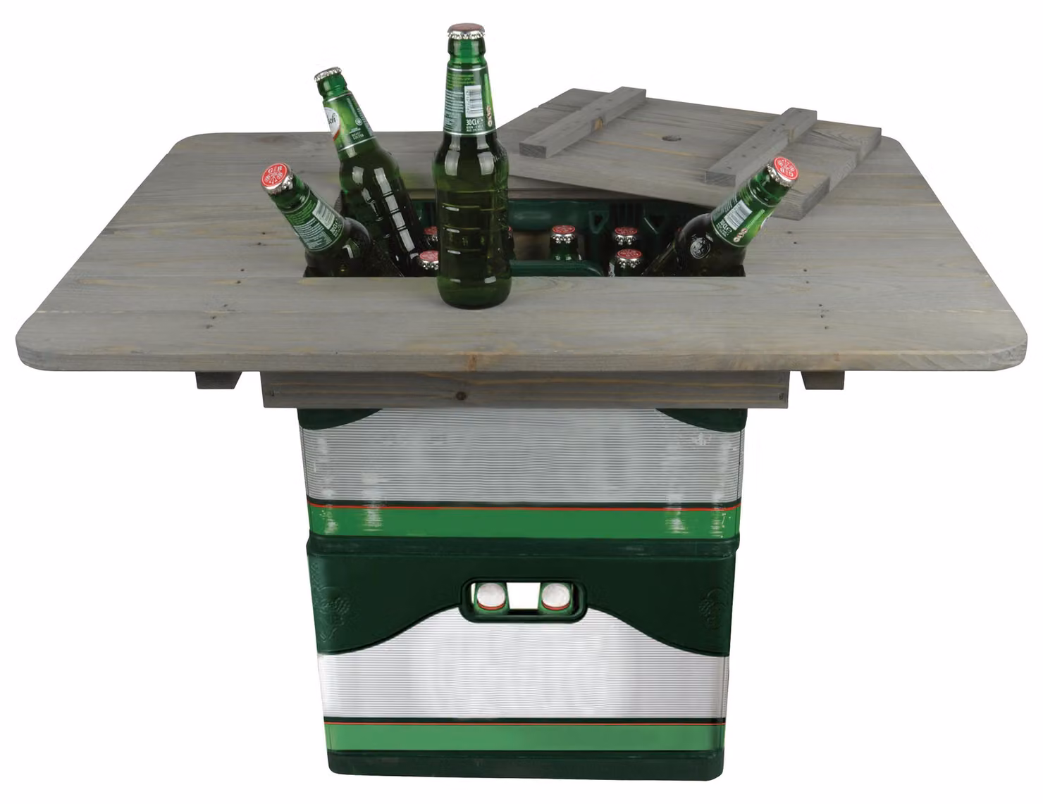 Esschert Design Tavolo da bar Beer grigio