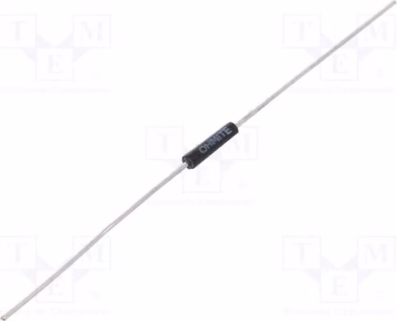 1 resistore: resistore a filo, 100 mΩ, diametro 2,4 x 10,6 mm, codice 12FR100E, resistori da 2W, tolleranza 1%, per montaggio su circuito stampato
