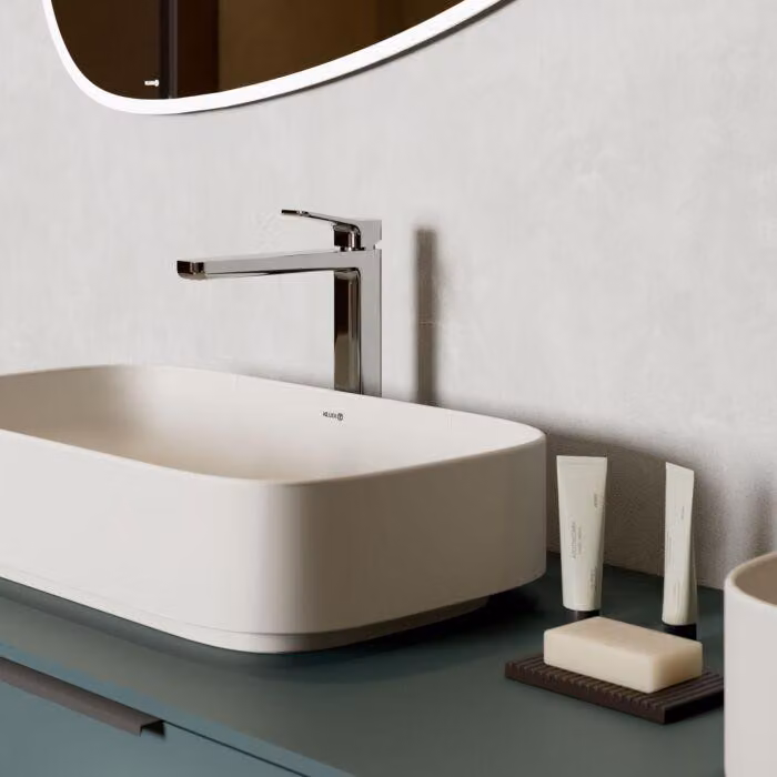KLUDI-X3 Miscelatore per lavabo 422980581 senza scarico, cromo