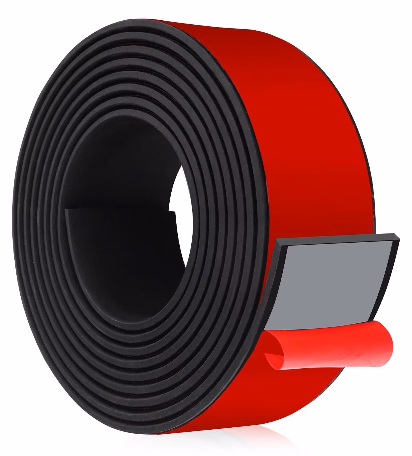 Striscia di gomma, 6 metri x 50 mm x 5 mm, in neoprene, autoadesiva, per sigillatura