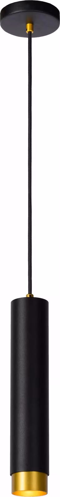 Lampada a sospensione FLORIS nera 1xGU10x40W in alluminio, dimensioni: 162x5,9x5,9 cm, IP20, Lucide