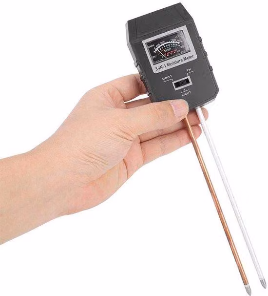 Analizzatore del terreno tre in uno - Sensore digitale di pH, umidità e luminosità per giardino e terreno