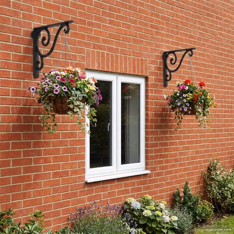 vidaXL Supporti per mensole da parete in acciaio inossidabile, 2 pezzi, Nero, L/P/H: 12,5 x 17 x 0,56 cm