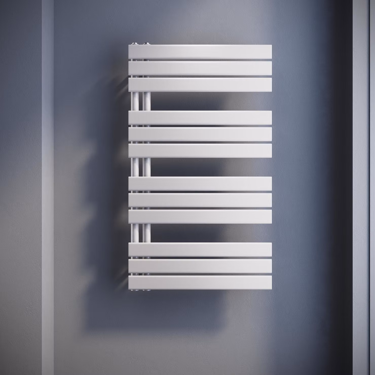 SONNI: Radiatore verticali, pannelli radianti, a singolo strato, colore bianco, dimensioni 1038x600 mm. Riscaldamento a acqua o elettrico (senza resistenza)
