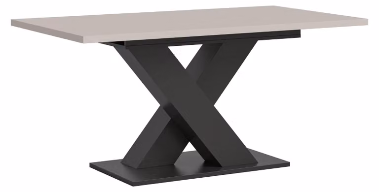 xonox.home Tavolo da pranzo Motion imitazione grigio/imitazione cashmere L/A/P: 150x76x90 cm