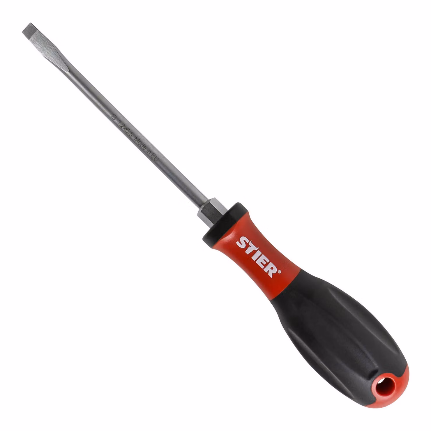 Cacciavite piatto STIER con impugnatura 3K + chiave esagonale / larghezza lama piatta x spessore lama piatta 5,5 x 1,0 mm, cacciavite, cacciavite piatto