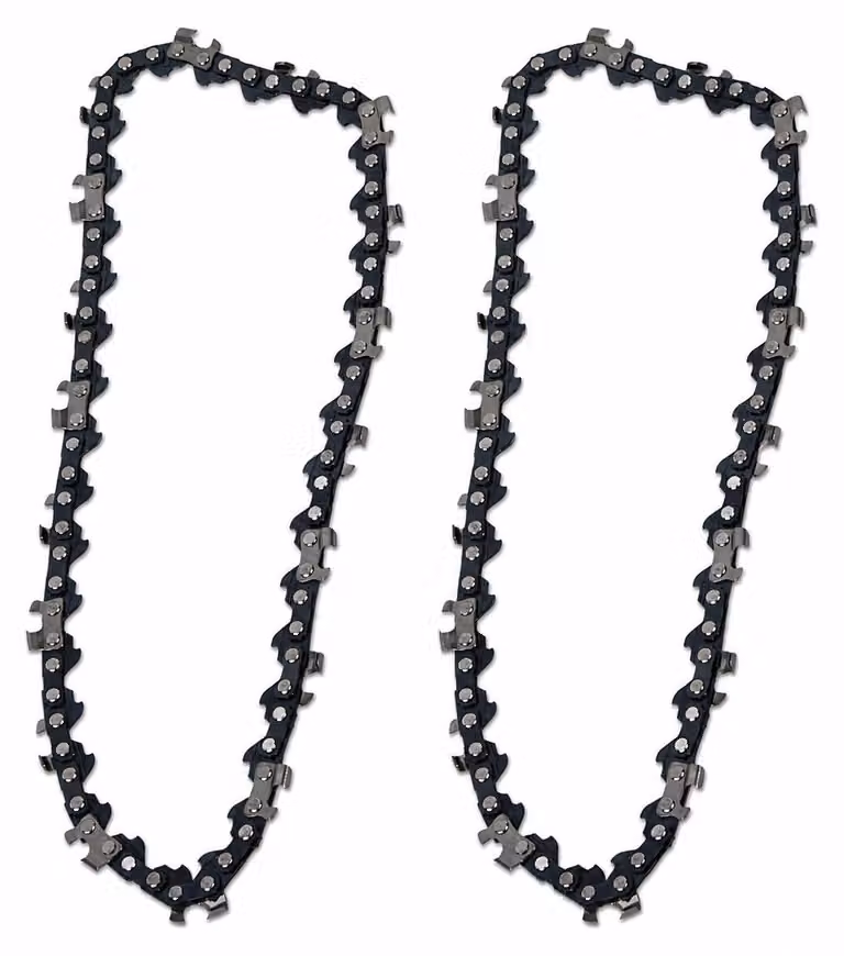 Set da 2 pezzi di catena per motosega elettrica al litio, lunghezza 15,24 cm, 36 maglie