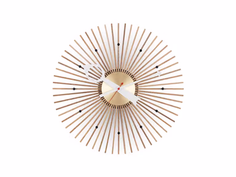 Popsicle Orologio da Parete in Noce