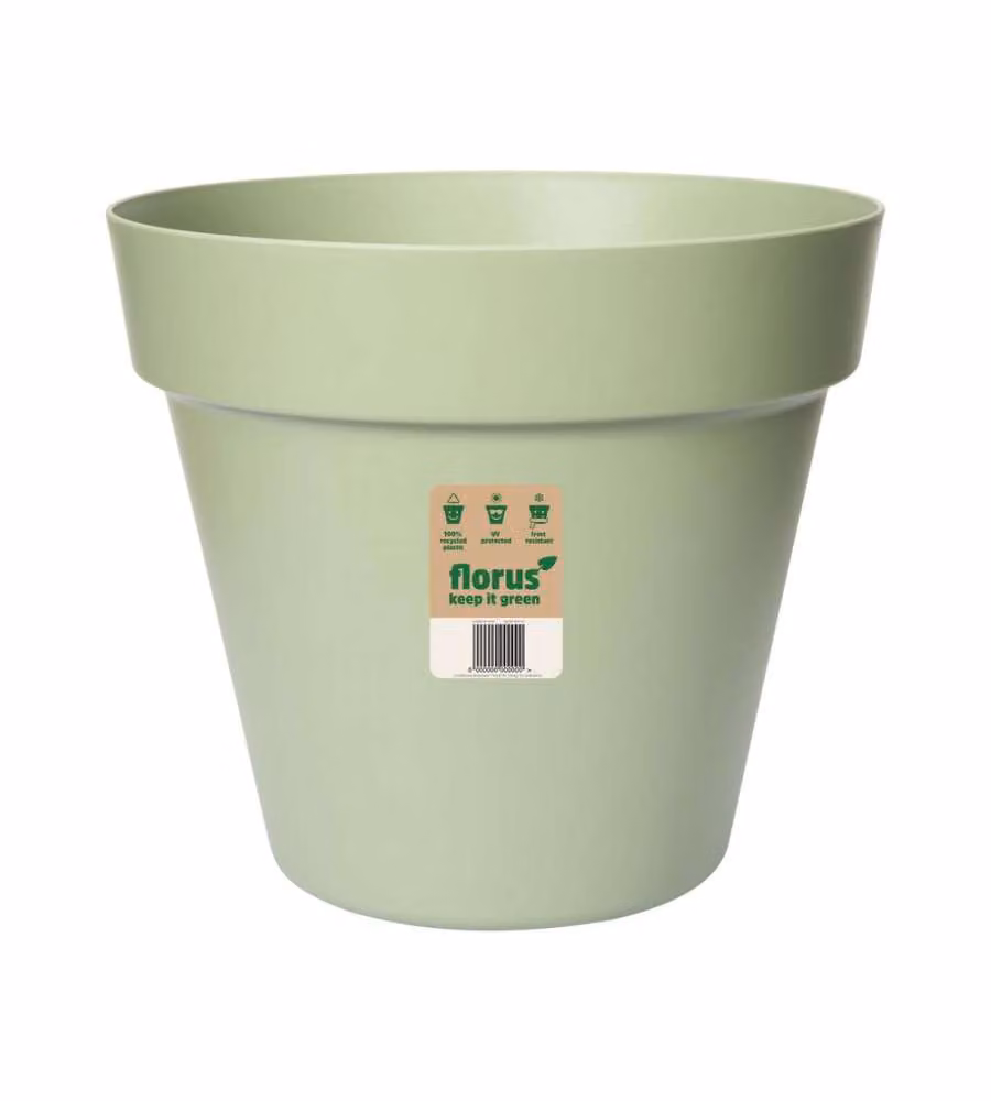 Elho Vaso Paris Flowerpot rotondo 20 cm colore mintgreen per interno esterno