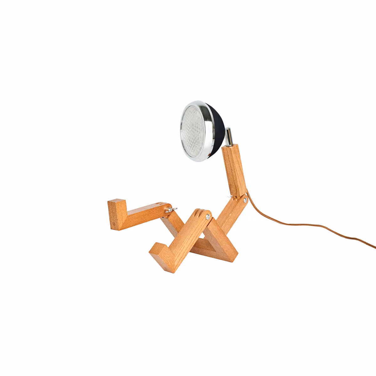Mr Wattson - Mini lampada da tavolo a LED, Fashion Black