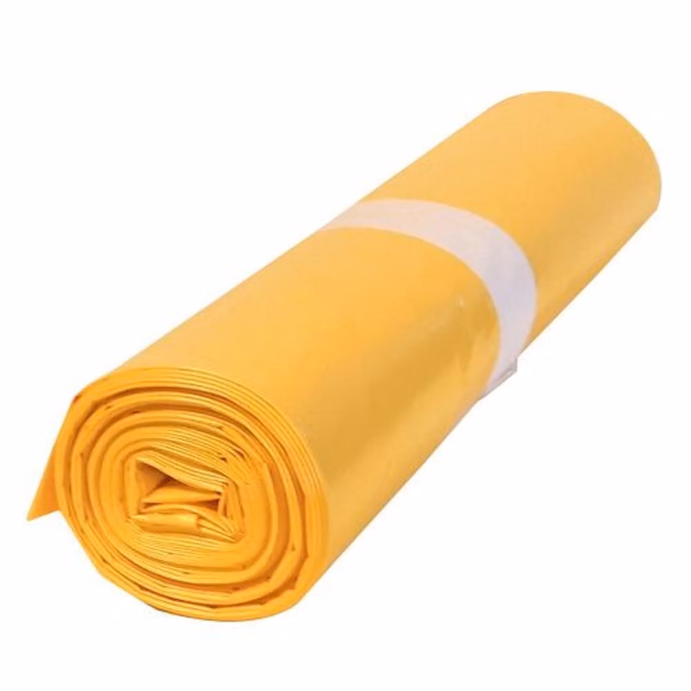 Sacchetto LDPE 70 x 110 cm/60 mc/25 pz. giallo
