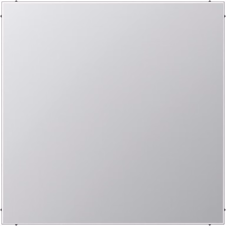 Coperchio cieco Jung in alluminio compl. con anello di supporto AL 2994 B