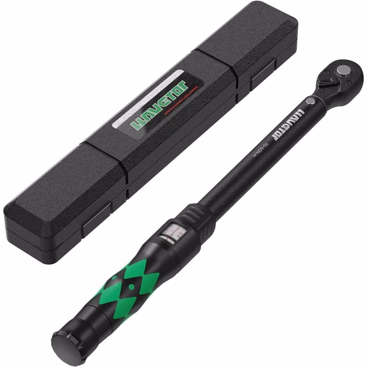 Chiave dinamometrica da 3/8 di pollice, 10-60 Nm, 72 denti, a click, per la manutenzione di biciclette, motociclette e automobili