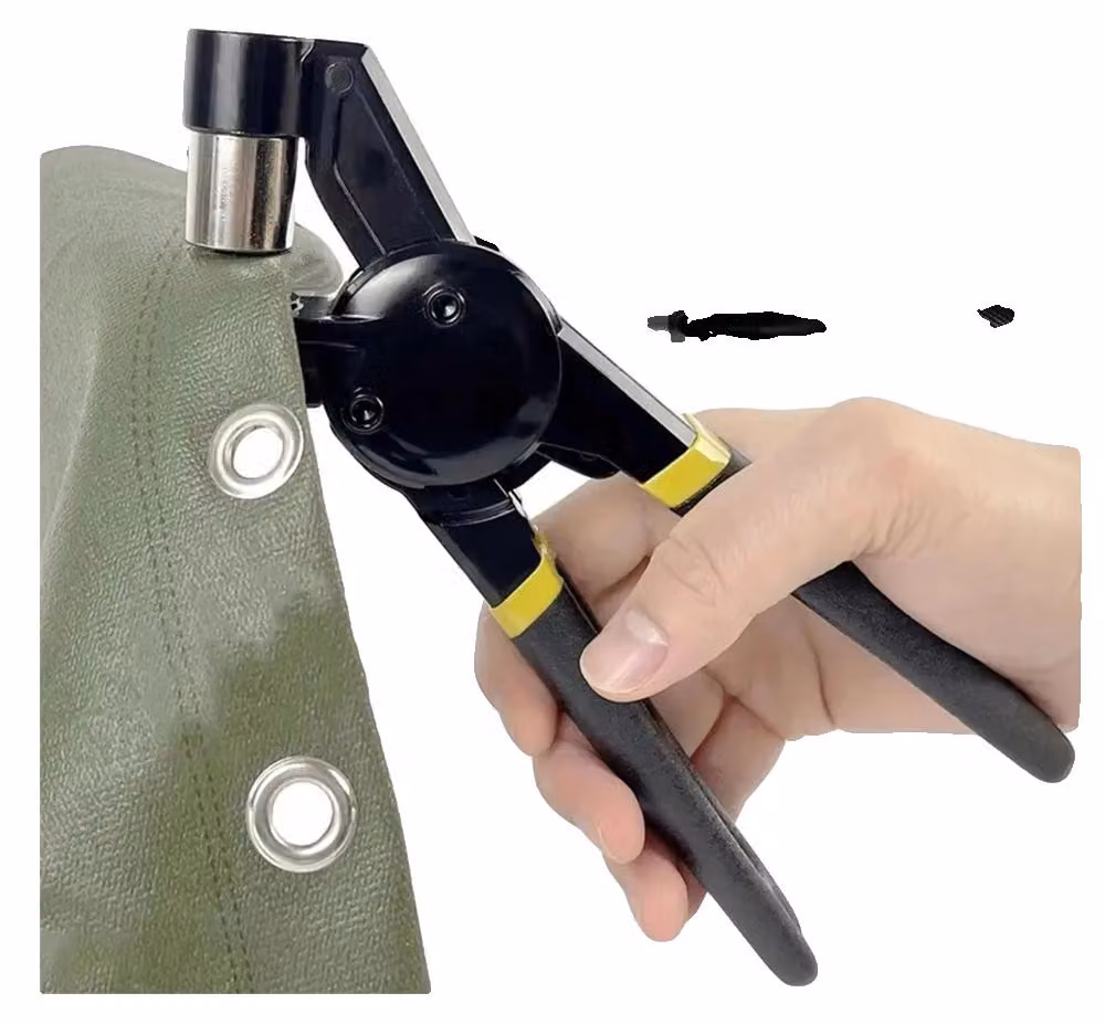 Kit per l'applicazione di occhielli, pressa manuale per occhielli, costruzione robusta e duratura, utensile per occhielli