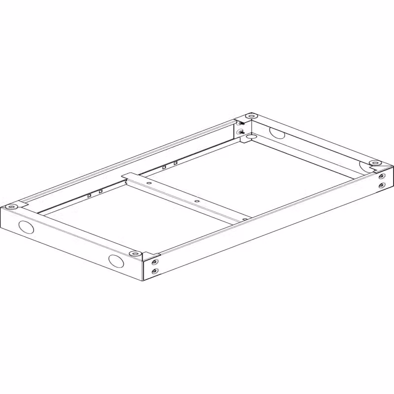 Base ABN RAL 7022 L 840 x H 90 x P 500 mm US309